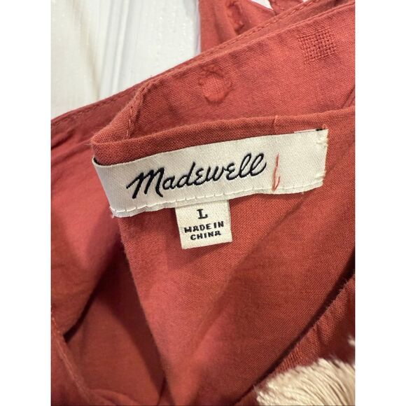 Madewell sunflower cami embroidered dress Large - Picture 3 of 6